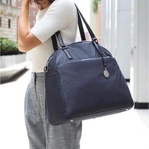 Lo & Sons OMG Work Travel Gym Tote Bag in Heather Blue